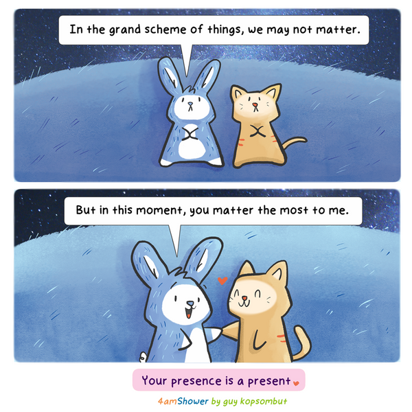 Your Presence is a Present professional print (05/07/21)